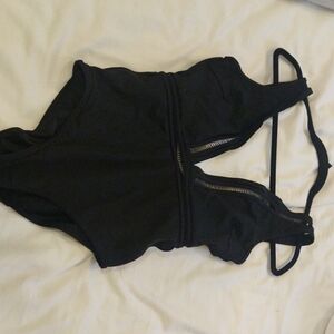 Black One-Piece Swimsuit